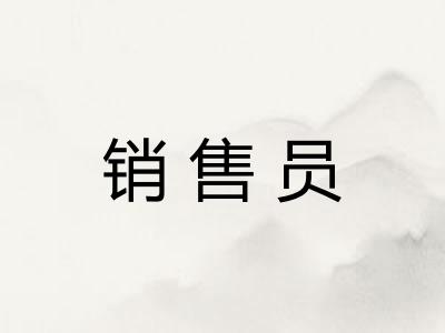 销售员