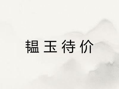 韫玉待价