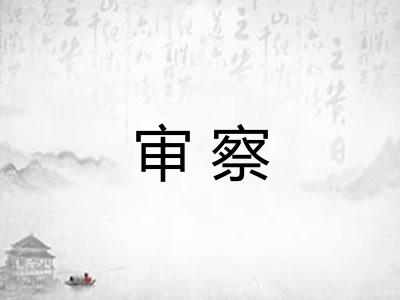审察