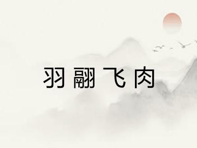 羽翮飞肉