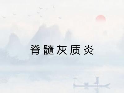 脊髓灰质炎