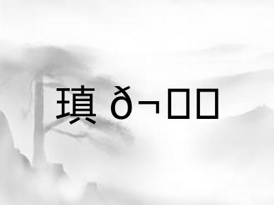 瑱𬘘