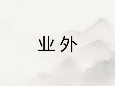 业外