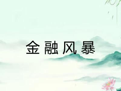 金融风暴