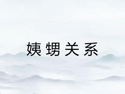 姨甥关系