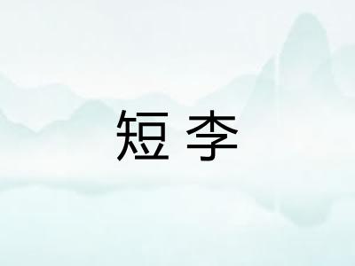 短李