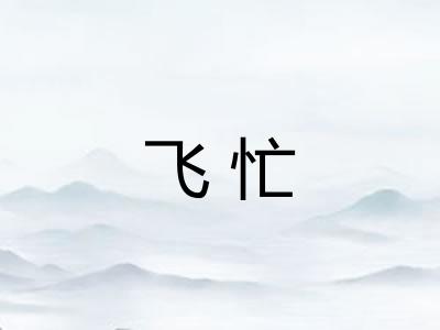 飞忙