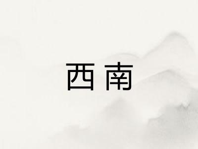 西南