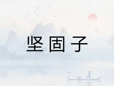 坚固子