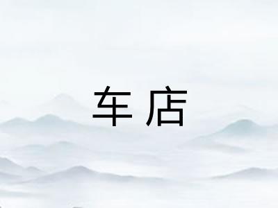 车店
