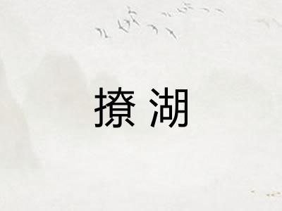 撩湖