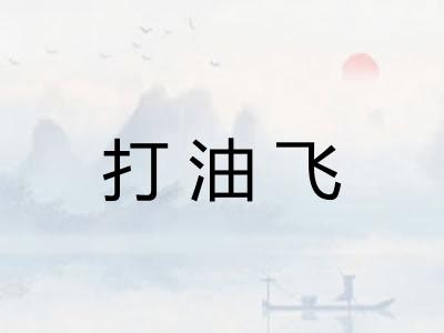 打油飞