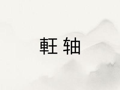 軖轴