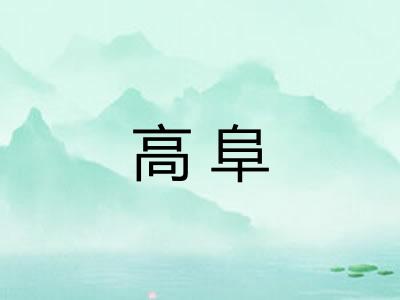 高阜