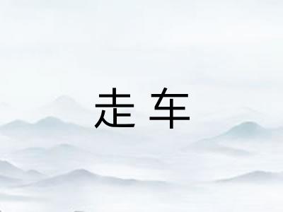 走车