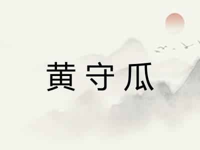 黄守瓜
