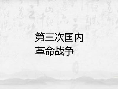 第三次国内革命战争