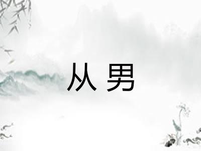 从男