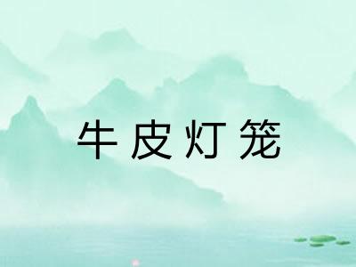 牛皮灯笼