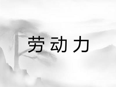 劳动力