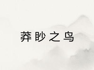 莽眇之鸟