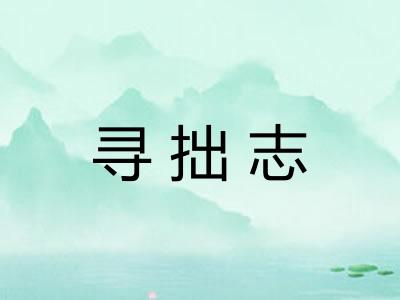 寻拙志