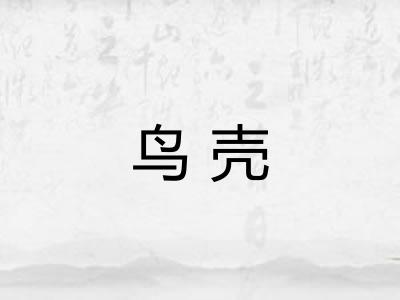 鸟壳