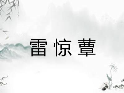 雷惊蕈