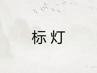 标灯