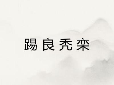 踢良秃栾