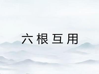 六根互用