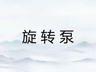 旋转泵