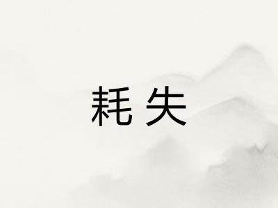 耗失