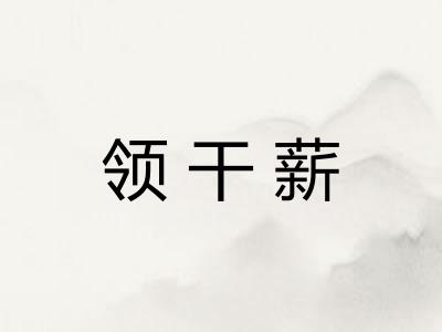 领干薪