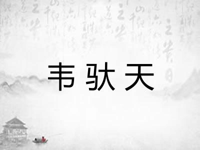 韦驮天