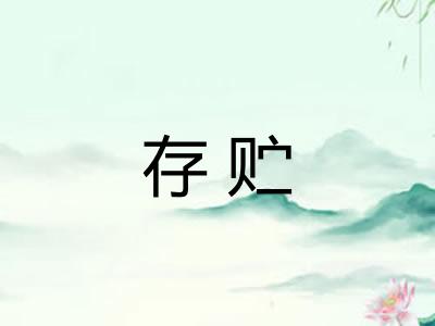 存贮