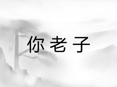 你老子