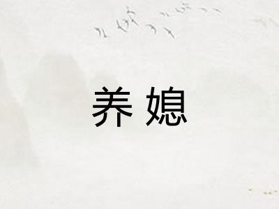 养媳