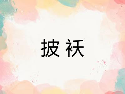 披袄