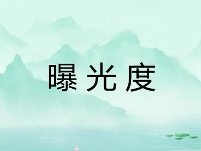 曝光度