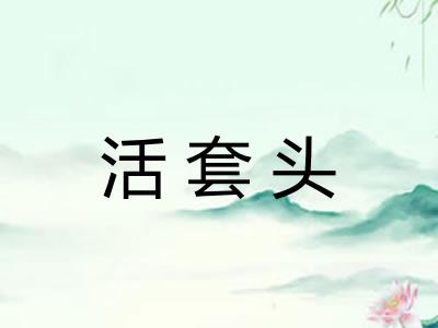 活套头