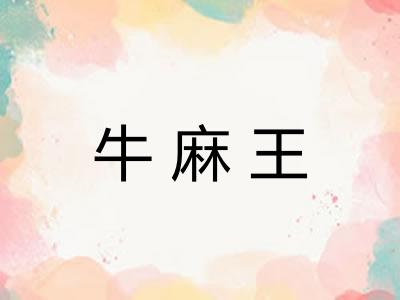 牛麻王
