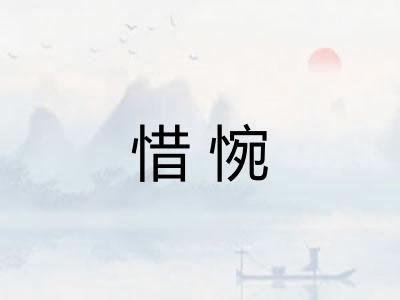 惜惋