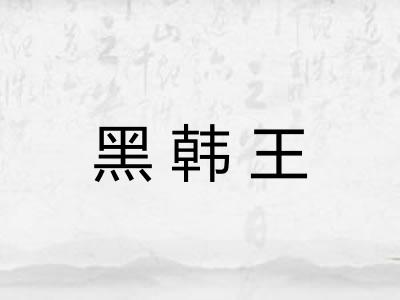 黑韩王
