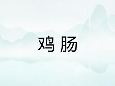 鸡肠