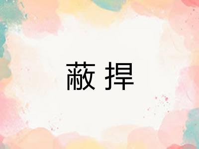 蔽捍