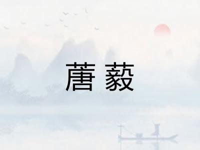 蓎藙