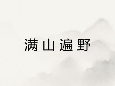 满山遍野