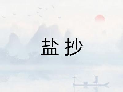 盐抄