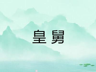 皇舅